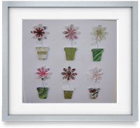 Daisy Pots: A carefully crafted piece of bespoke art perfect for a gift and a lovely addition to any room.