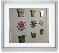 Daisy Pots: A carefully crafted piece of bespoke art perfect for a gift and a lovely addition to any room.